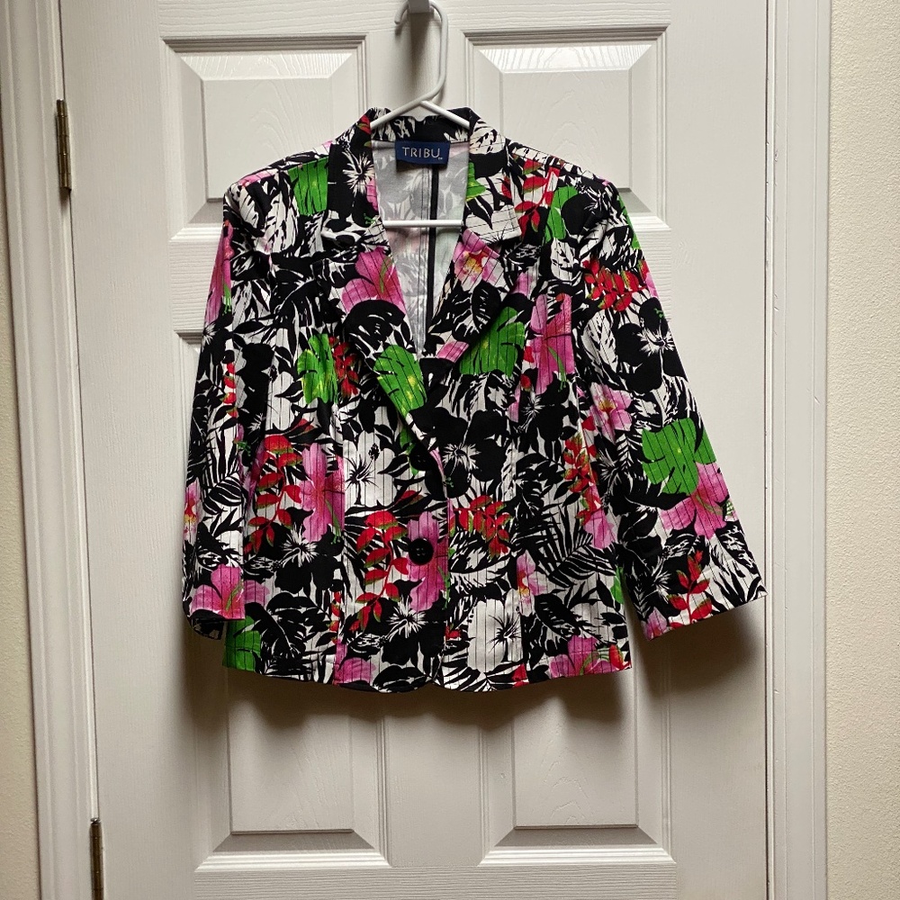 Vintage Floral Blazer